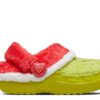 The Grinch x Classic Lined Clog für Kleinkinder „Stealing Christmas“
