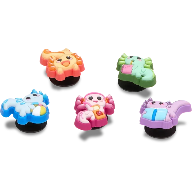 Tiny Axolotls 5er-Pack Jibbitz-Anstecker Tiny Axolotls 5er-Pack Jibbitz-Anstecker