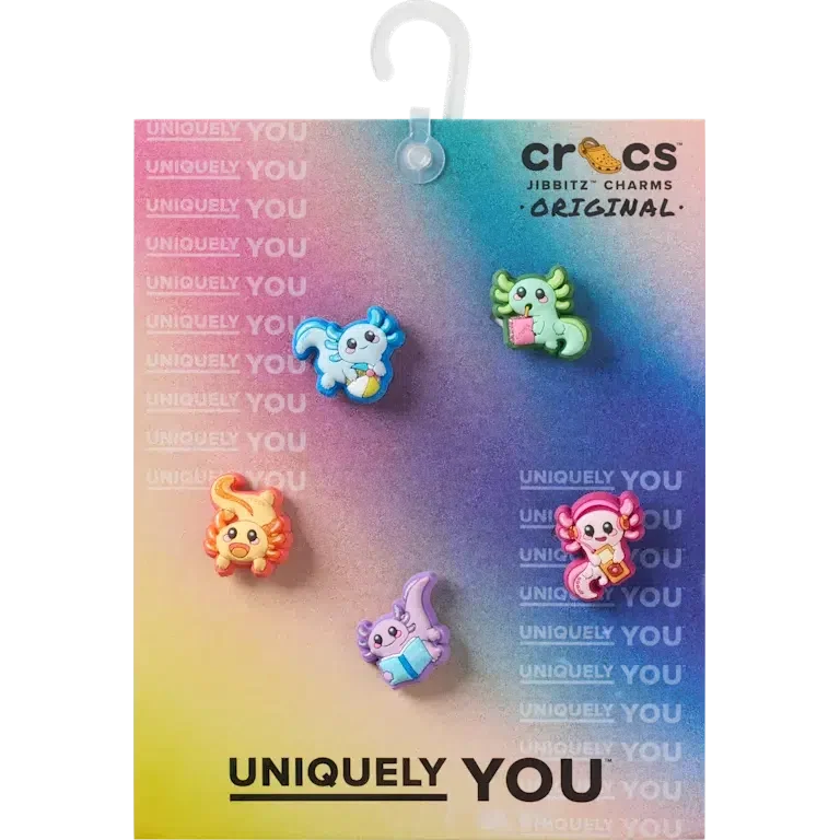 Tiny Axolotls 5er-Pack Jibbitz-Anstecker Tiny Axolotls 5er-Pack Jibbitz-Anstecker