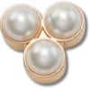 Triple Pearl Jibbitz™-Anstecker Triple Pearl Jibbitz™-Anstecker