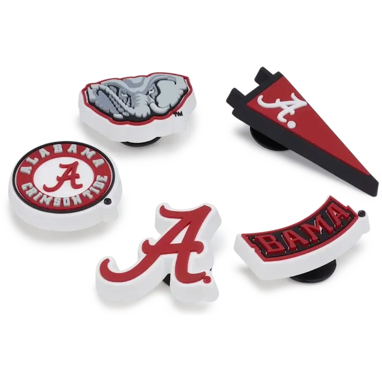 University of Alabama 5er-Pack Jibbitz-Anstecker University of Alabama 5er-Pack Jibbitz-Anstecker