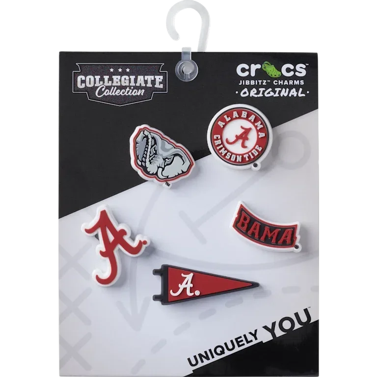 University of Alabama 5er-Pack Jibbitz-Anstecker University of Alabama 5er-Pack Jibbitz-Anstecker