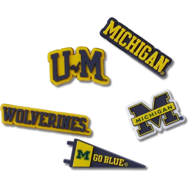 University of Michigan 5er-Pack Jibbitz-Anstecker University of Michigan 5er-Pack Jibbitz-Anstecker