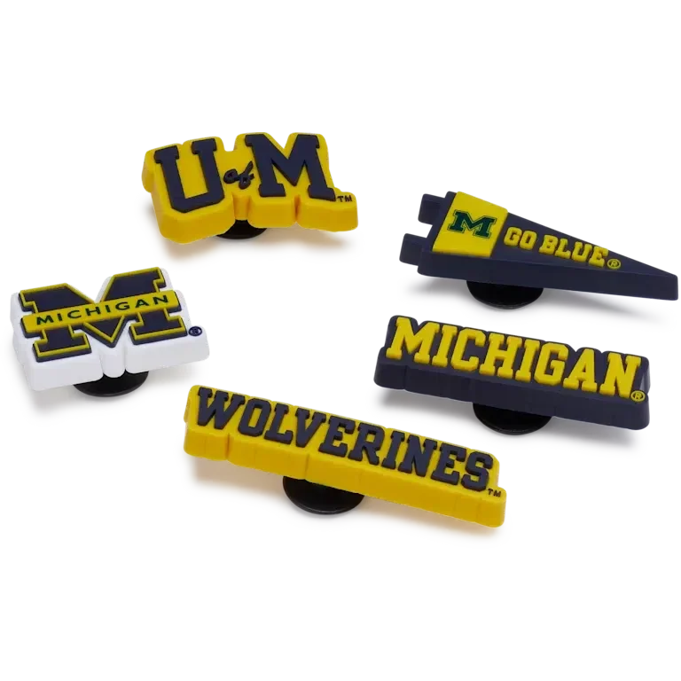 University of Michigan 5er-Pack Jibbitz-Anstecker University of Michigan 5er-Pack Jibbitz-Anstecker