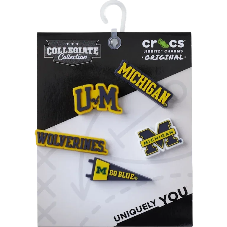 University of Michigan 5er-Pack Jibbitz-Anstecker University of Michigan 5er-Pack Jibbitz-Anstecker